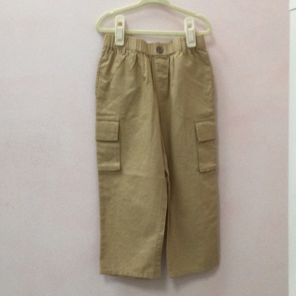 Kids Cargo Pants - Tan